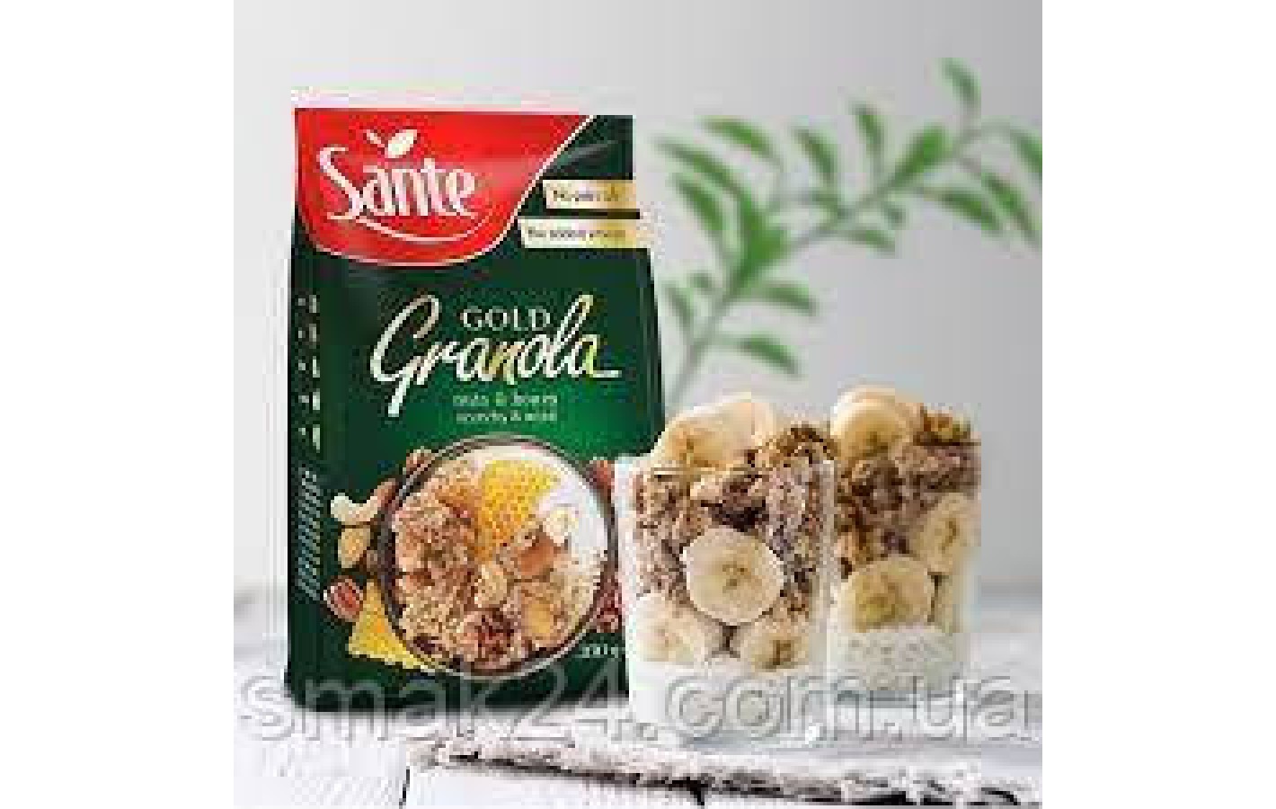 Гранола (Мюслі) з горіхами та медом Sante Gold Granola Nuts&Honey 300 г Польща