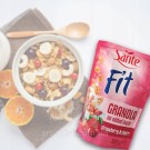 Гранола (Мюсли) с клубникой и вишней БЕЗ САХАРА Sante Fit Granola Nuts&Cocoa 300г Польша