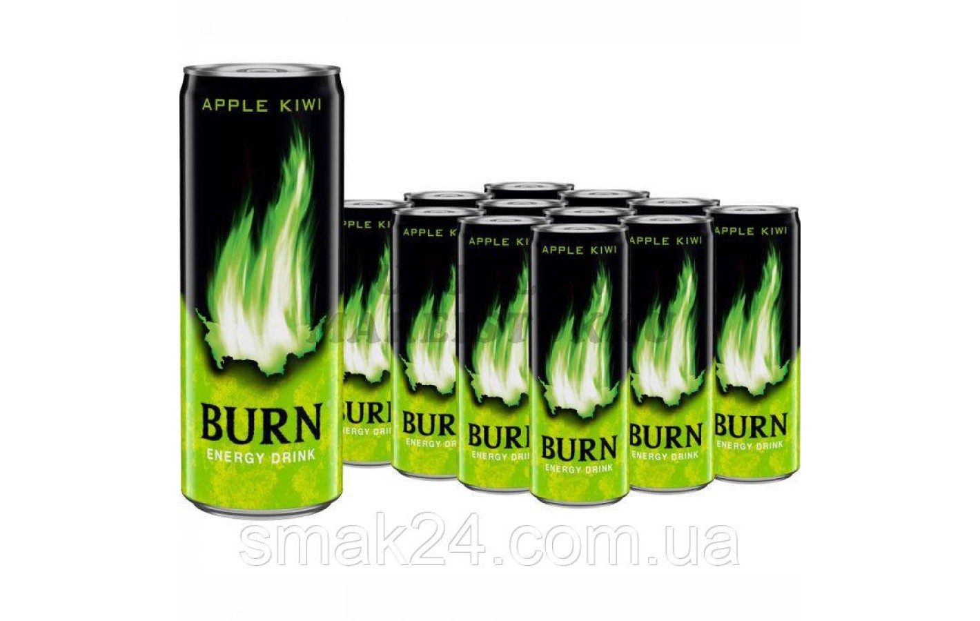 Энергетический напиток Burn Energy Drink Apple Kiwi 0,5 мл Великобритания