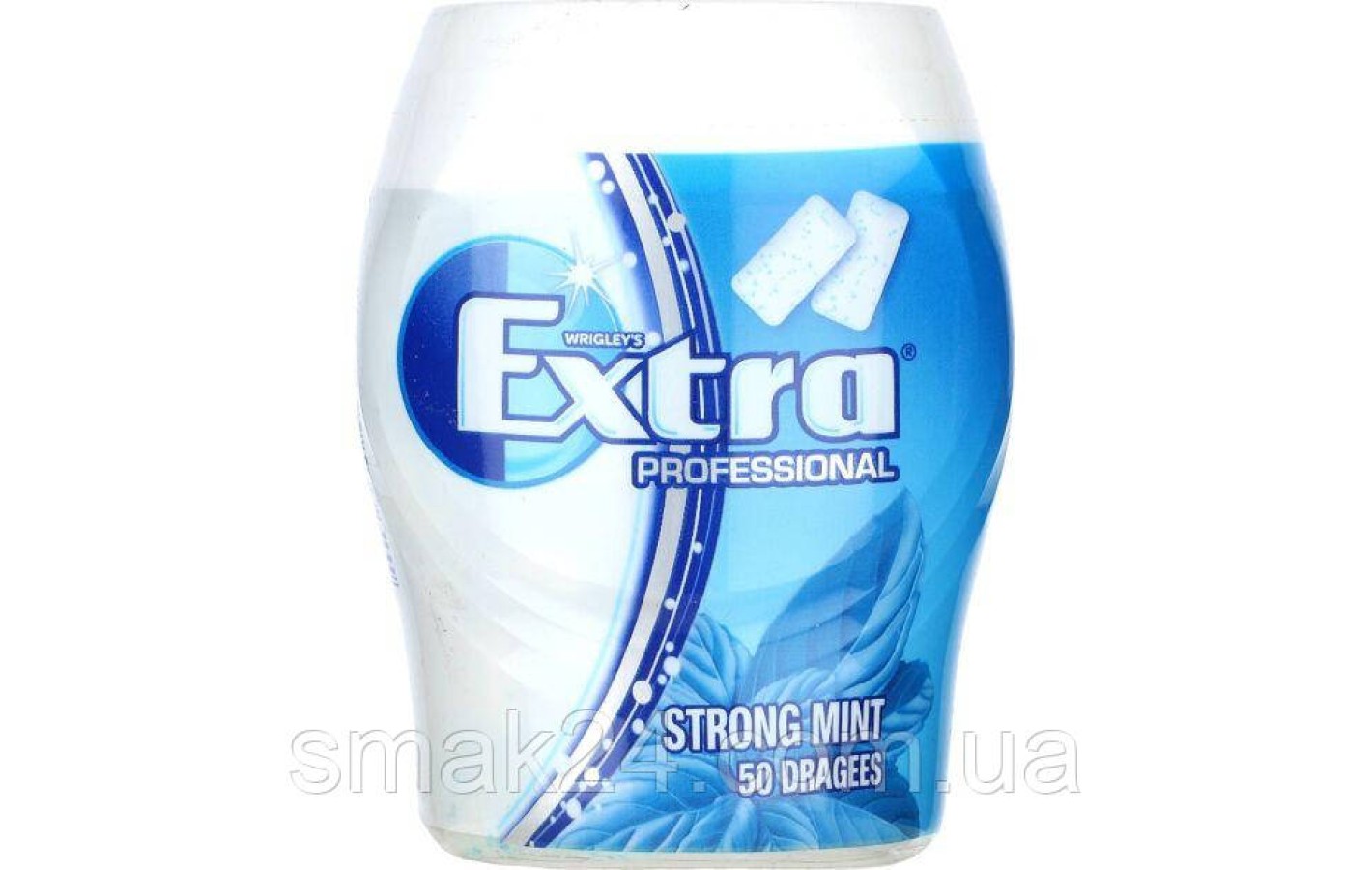 Жевательная резинка Крепкая Мята БЕЗ САХАРА Extra professional Strong Mint 50шт Германия