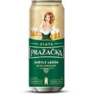 Пиво светлое Prazacka Zlata Svetly Lezak 4.9% 0.5л ж/б Чехия