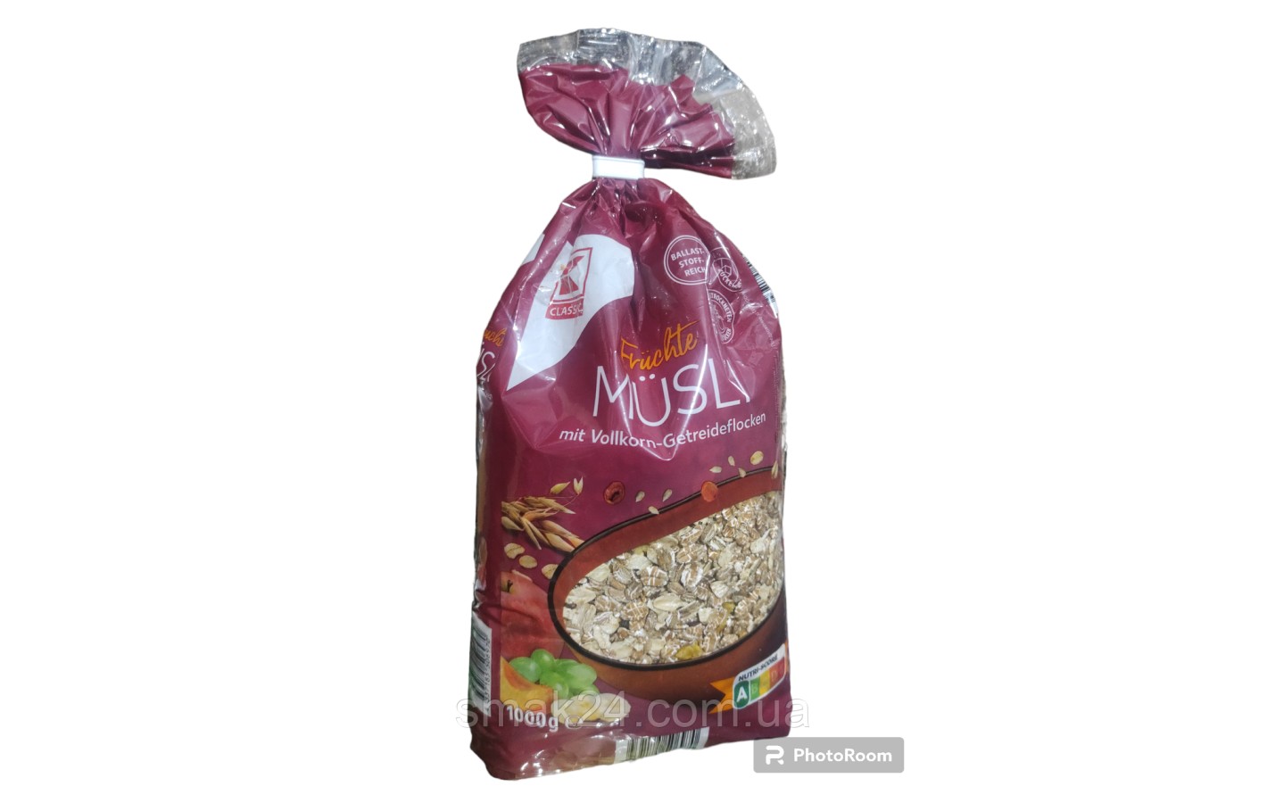 Мюсли с цельнозерновыми хлопьями и фруктами K-Classic Fruchte Musli 1кг Германия