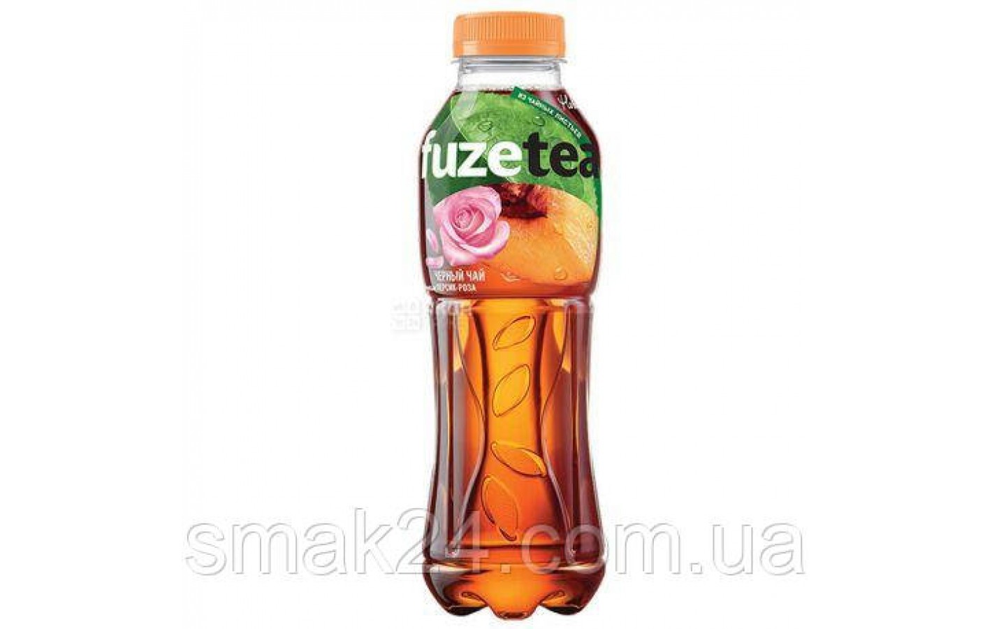 Холодный черный чай со вкусом розы и персика Fuze Tea 1л ПЭТ
