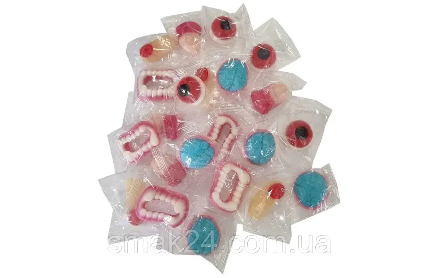 Желейные конфеты Микс Хэллоуин Creepy town Gummy Body Parts 112г (14шт) Великобритания