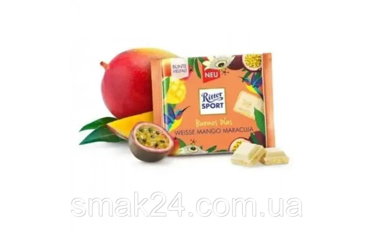 Шоколад Манго- Маракуйя Ritter Sport Buenos Dias White Mango Maracuja 100г Германия