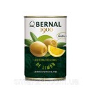 Оливки зеленые фаршированные лимоном БЕЗ ГЛЮТЕНА Bernal Aceitunas rellenas de limon 292/120г Испания