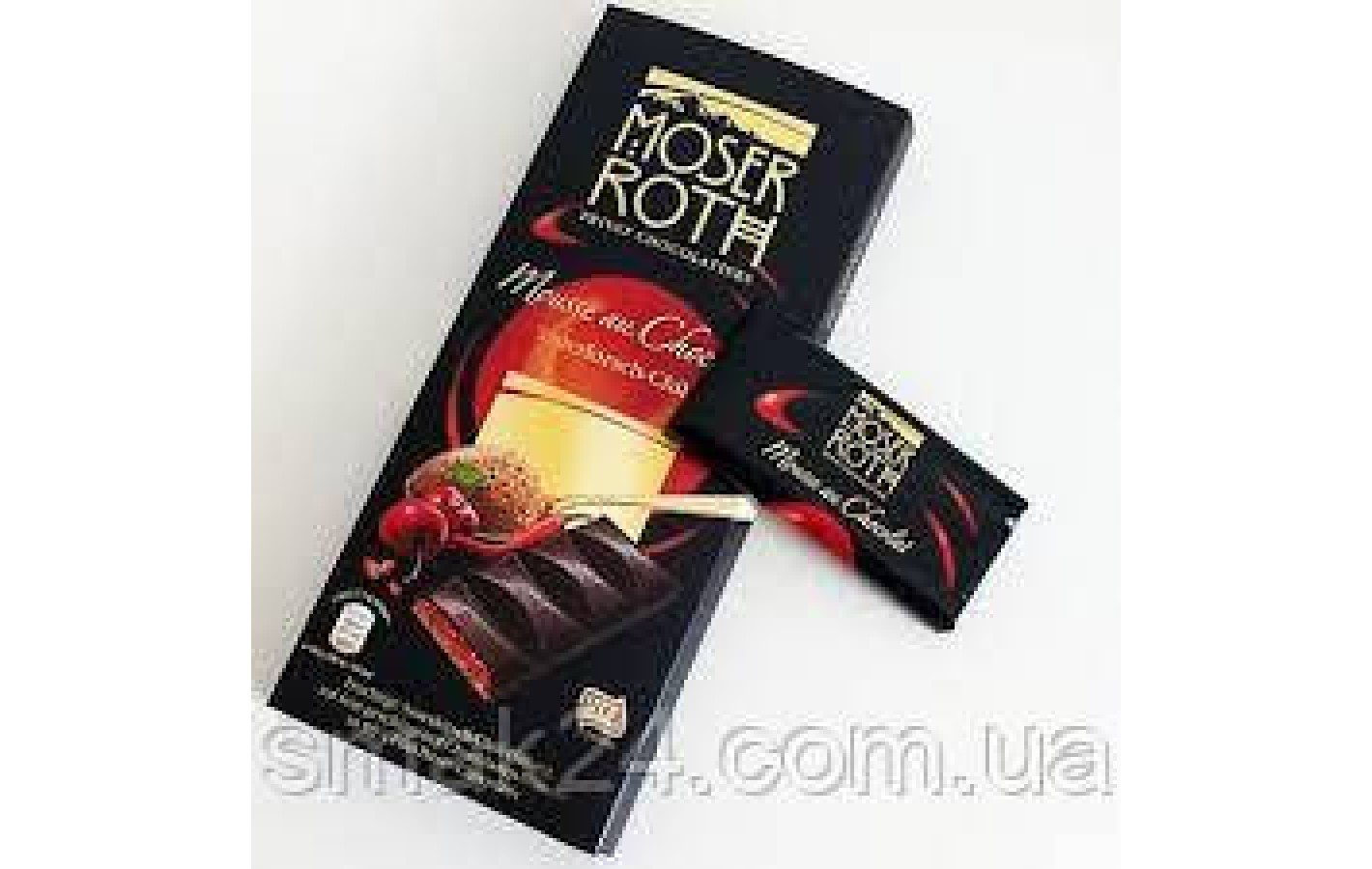 Шоколад черный Moser Roth Sauerkirisch-Chili 85% какао вишня+перец чили 150г