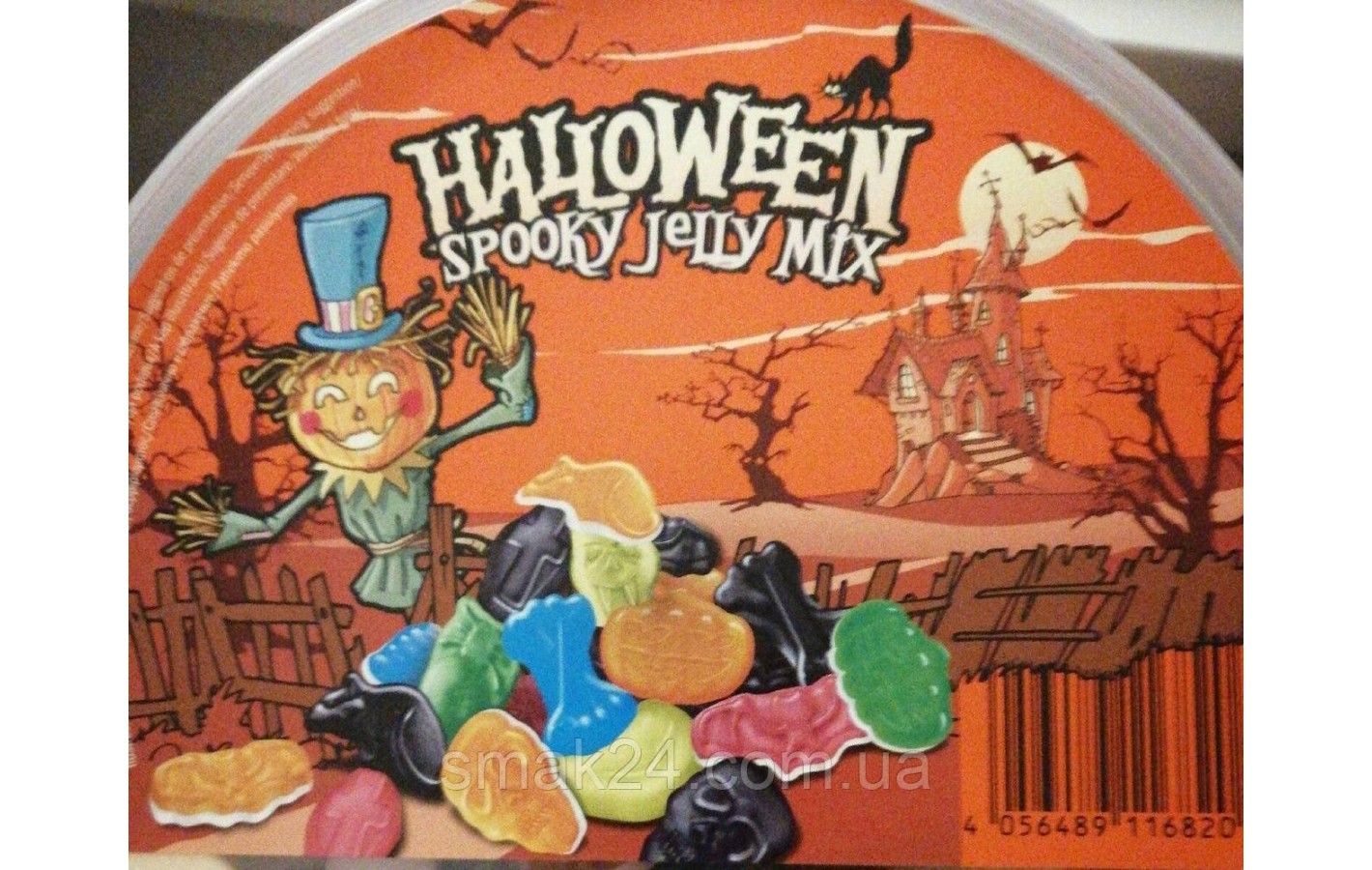 Желейні цукерки Гелловін із фруктовим смаком Halloween Spooky Jelly Mix 1000 г Польща