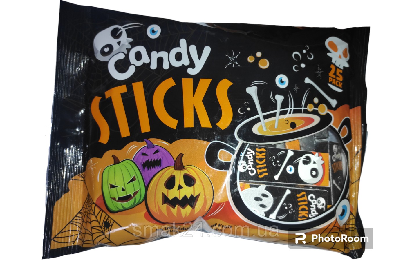 Льодяники з фруктовим смаком Candy Sticks (25x2.6г) 65 г Великобританія