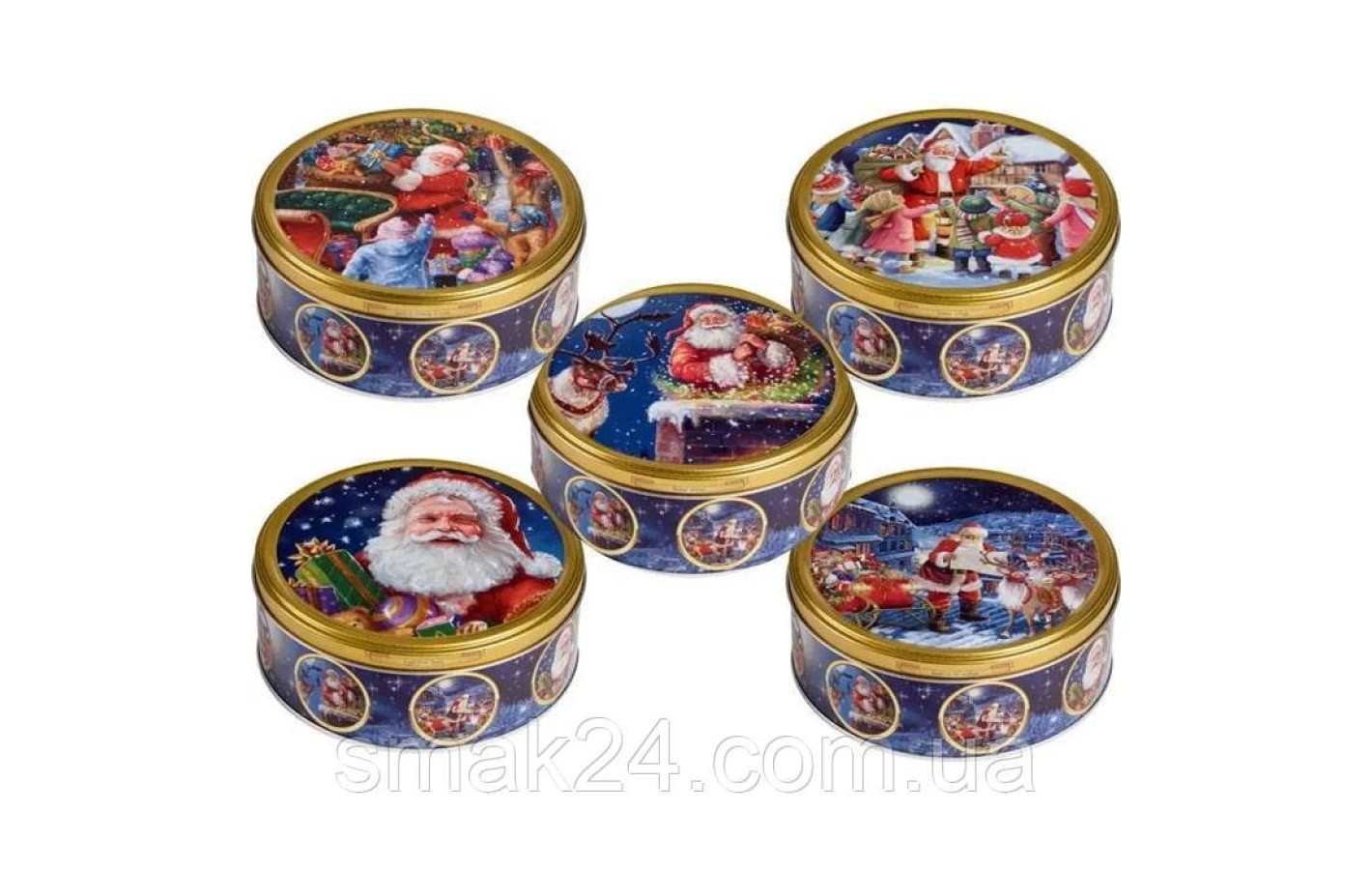 Печенье сливочное Jacobsens Bakery Nostalgic  Santa в ж/б 150 г Дания