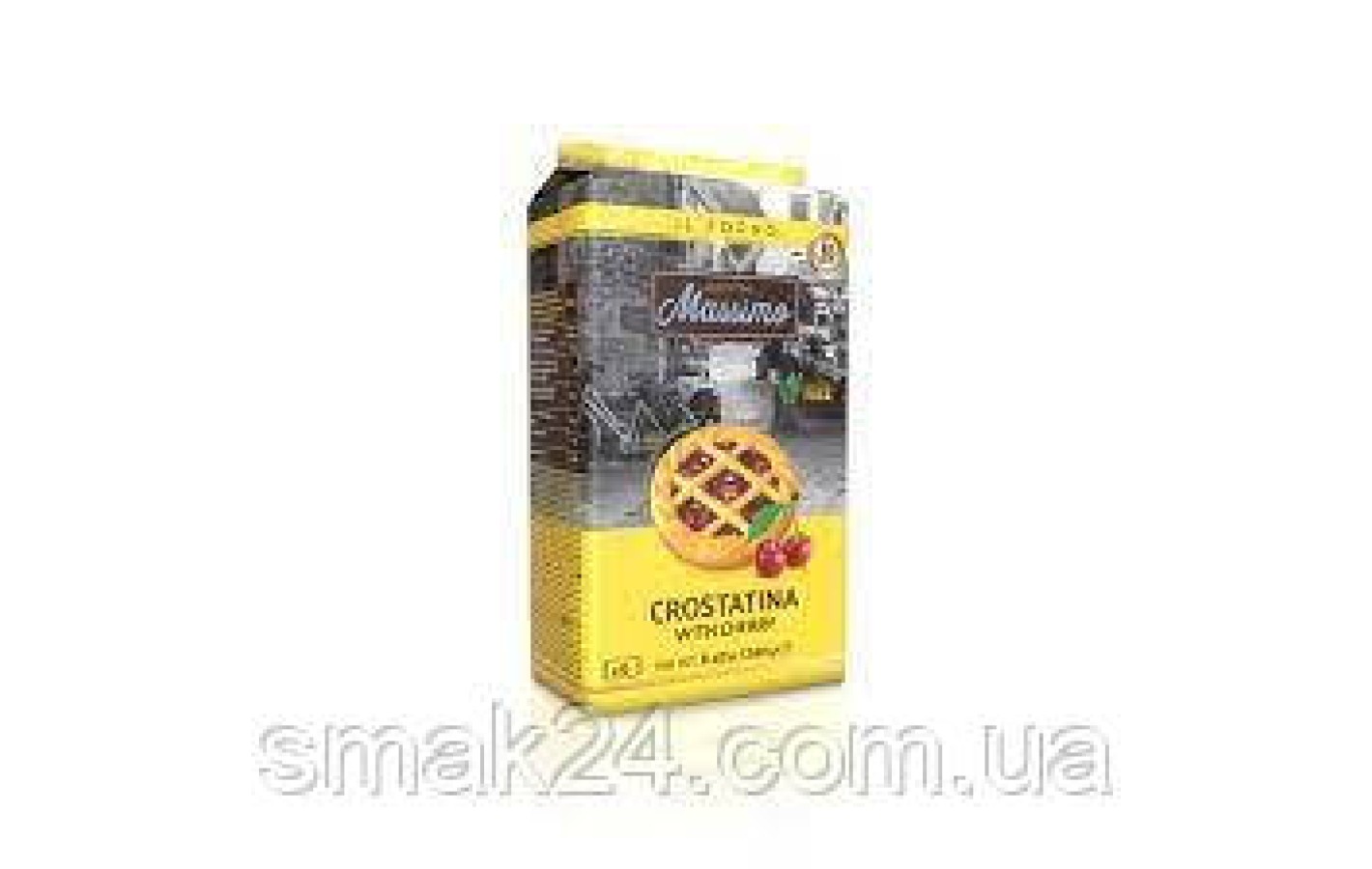 Тарталетка (печенье) с вишнёвым джемом Maestro Massimo il forno crostatina whith cherry 240г Италия