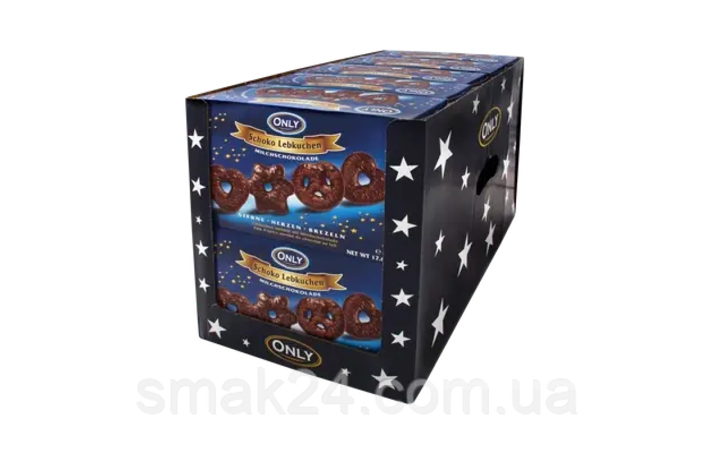 Імбирні пряники в темному шоколаді Only Schoko Lebkuchen 500 г Австрія