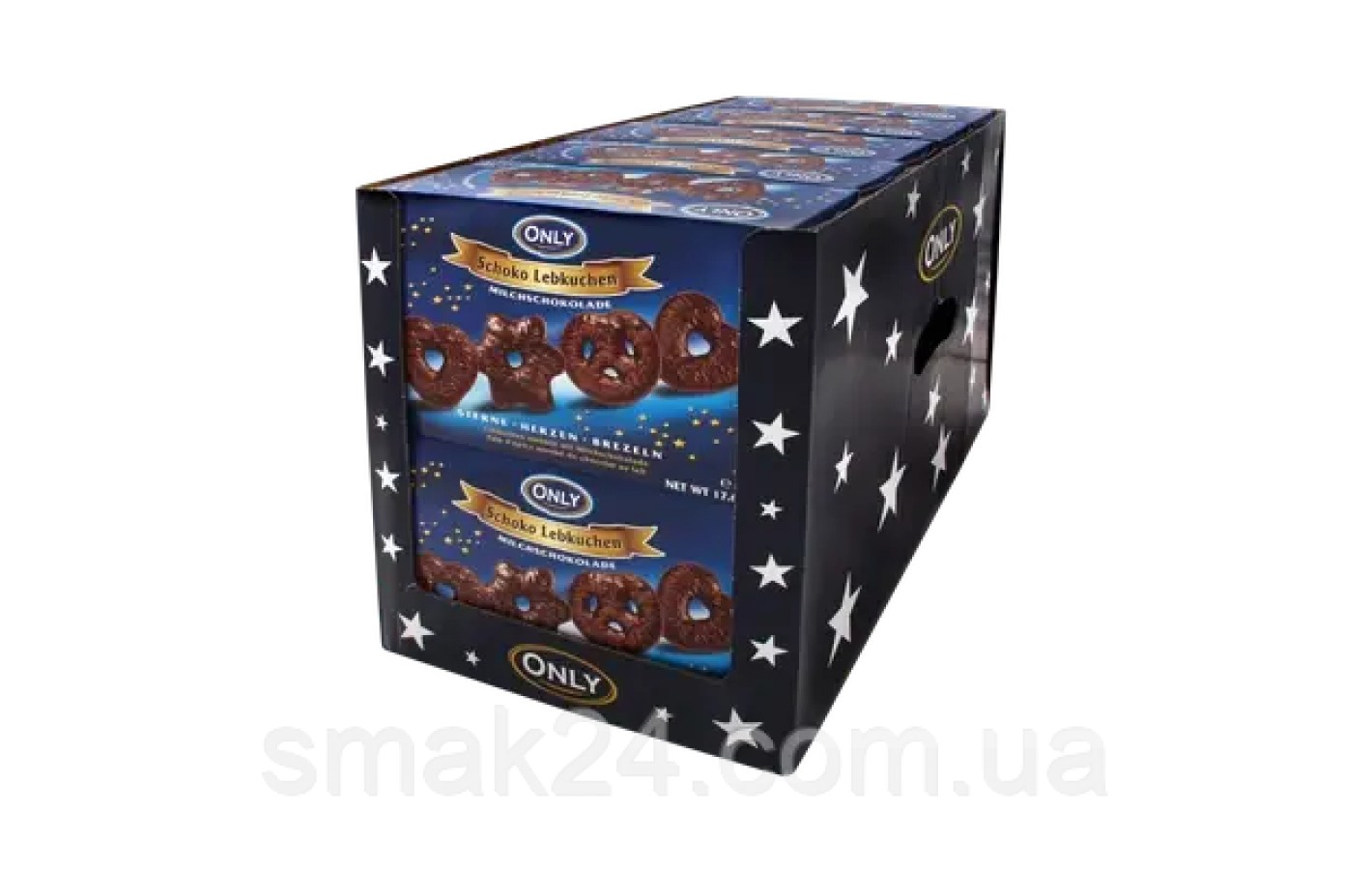 Імбирні пряники в темному шоколаді Only Schoko Lebkuchen 500 г Австрія