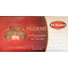 Печенье с миндальной мукой, какао и хрустящими хлопьями El Santo polvorones crujientes al cacao 100г Испания