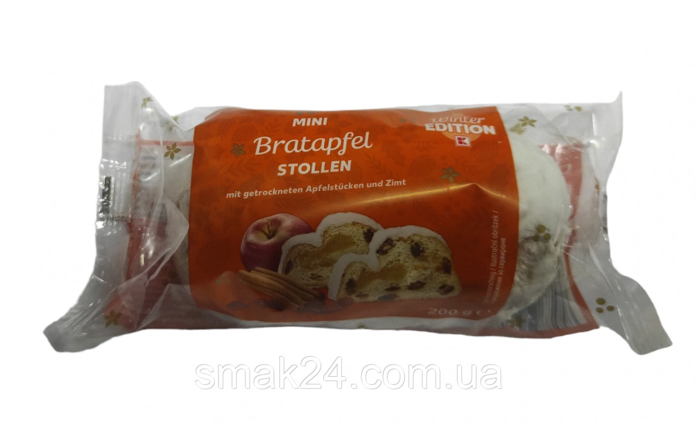 Рождественский кекс (Штоллен) с марципаном и изюмом Goldora Edelmarzipan Stollen1кг Германия