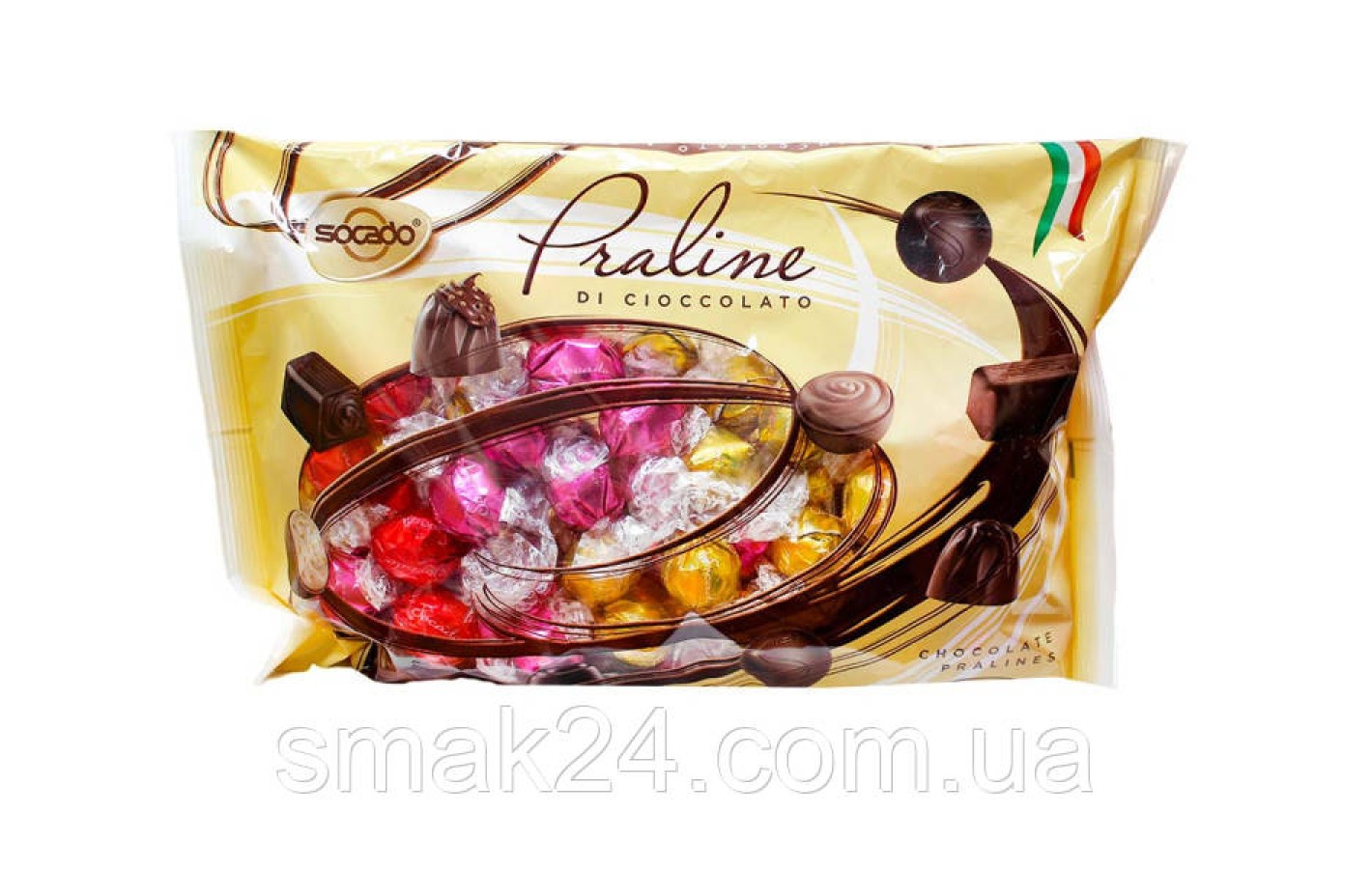 Конфеты шоколадные Ассорти Socado Praline di cioccolato 1000г Италия