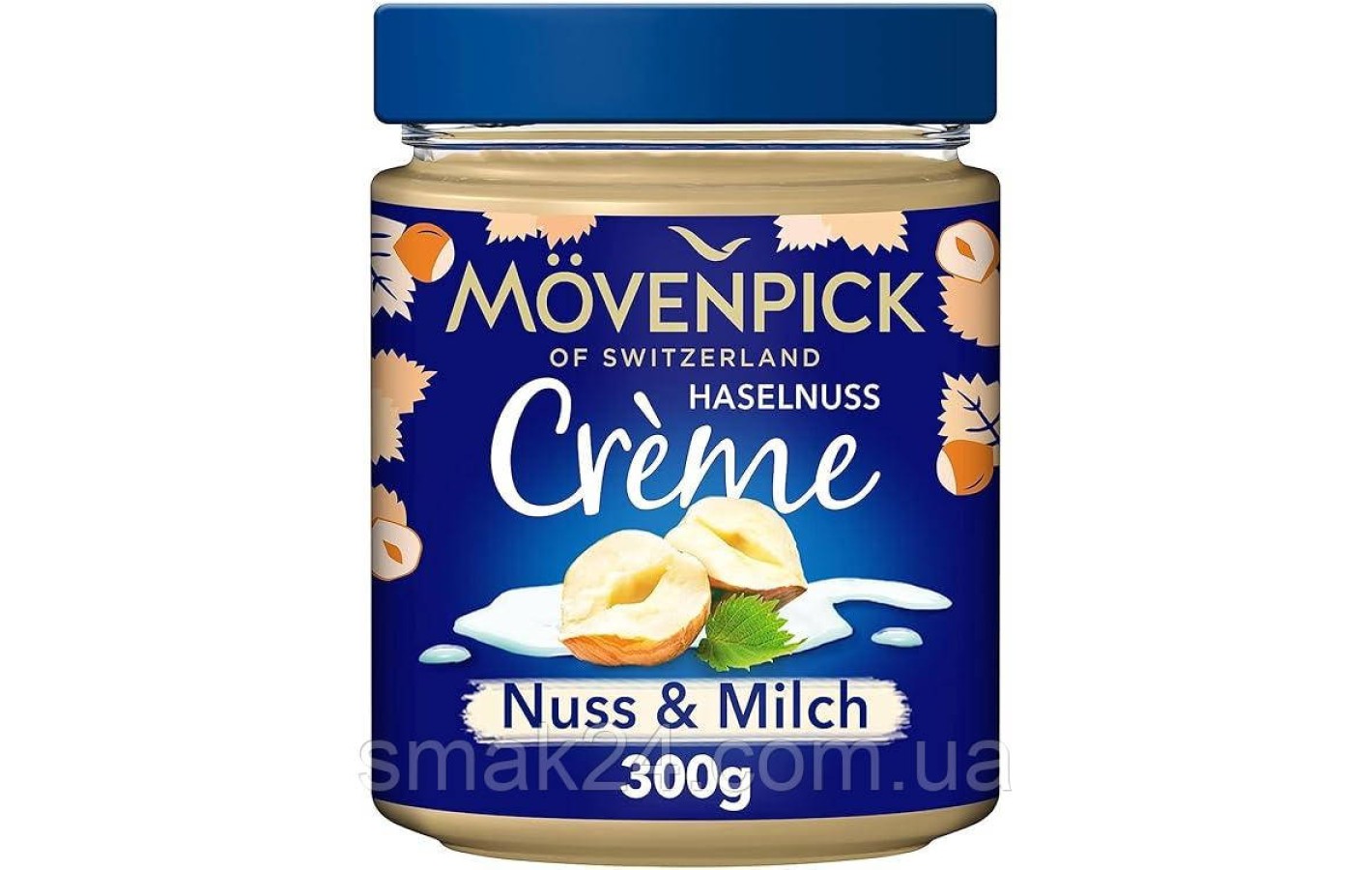 Горіхово-молочний крем Movenpick Haselnuss Creme Nuss&Milk 300г Німеччина