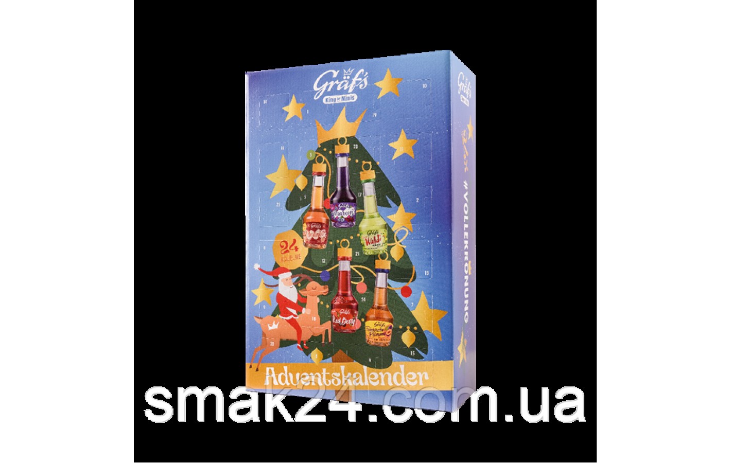 Адвент-Календарь Adventcalendar Party-Minis Grafs (24шт х 20 мл) 480мл  Германия