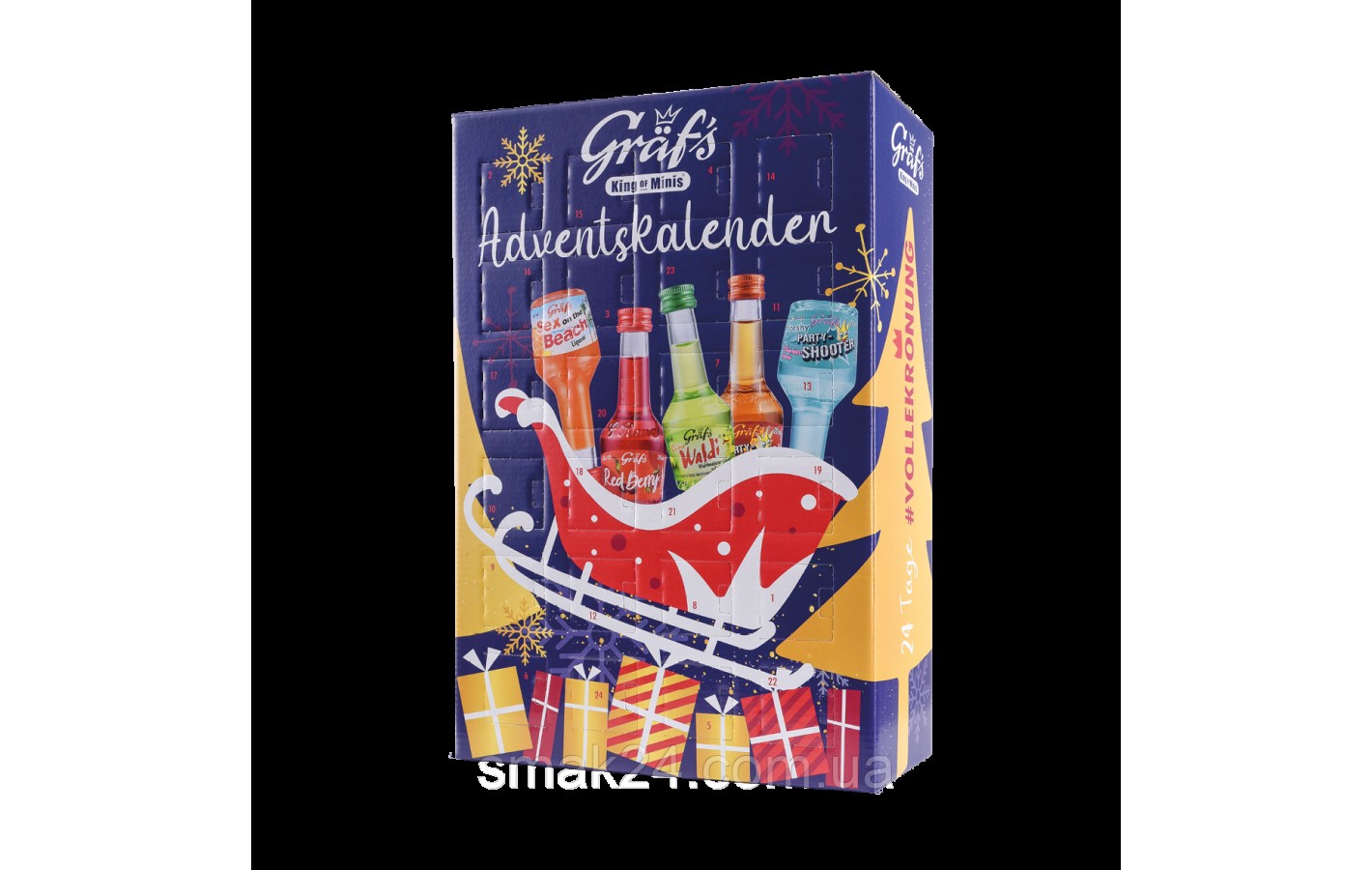 Адвент-Календарь Adventcalendar Party-Minis Grafs (24шт х 20 мл) 480мл  Австрия