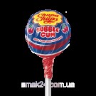 Конфеты на палочке c жевательной резинкой Chupa Chups Bubble Gum 10шт/120г Испания