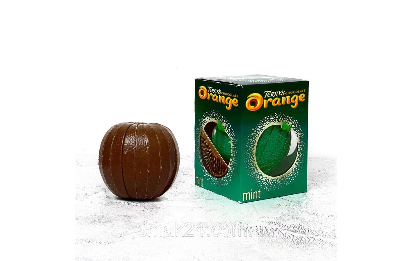 Шоколадный апельсин с мятой Тerrys Milk Chocolate Mint 145г Франция