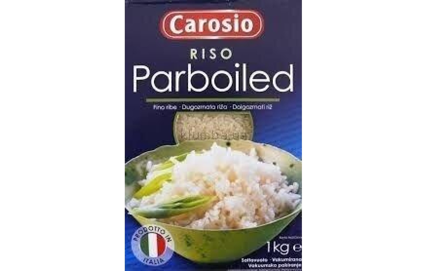 Рис пропаренный Riso Parboiled Carosio 1кг Италия