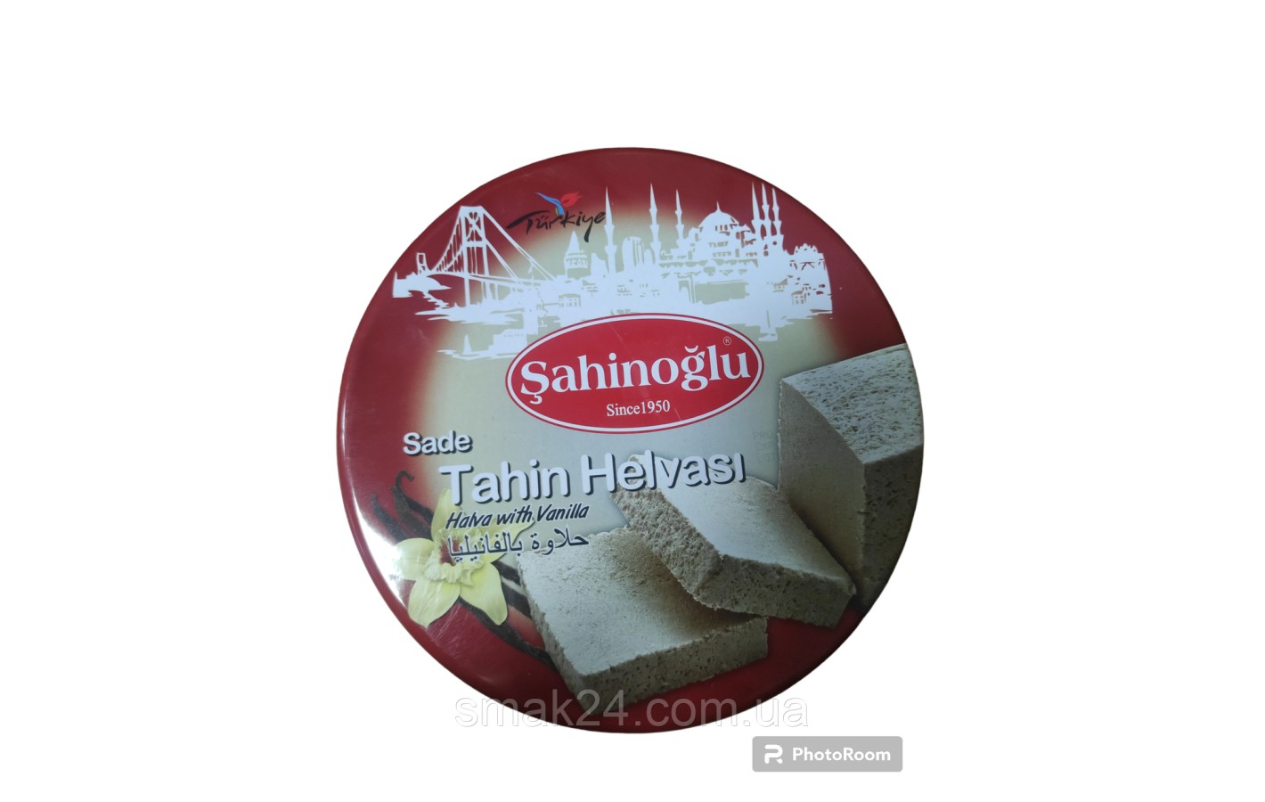Халва кунжутна з ваніллю (тахінна) ж/б Sahinoglu 480 г Туреччина
