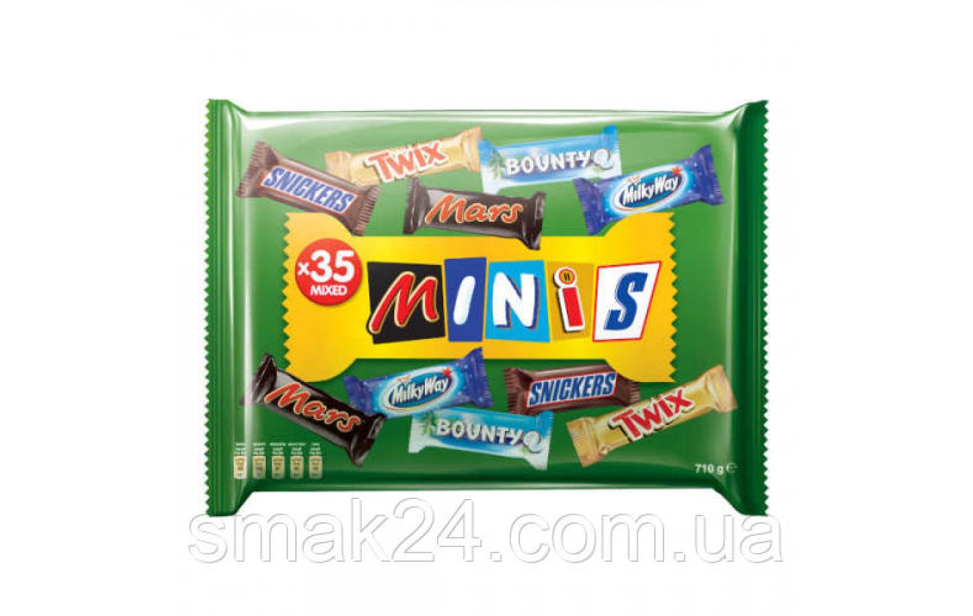 Набор мини батончиков Minis 710г  Великобритания