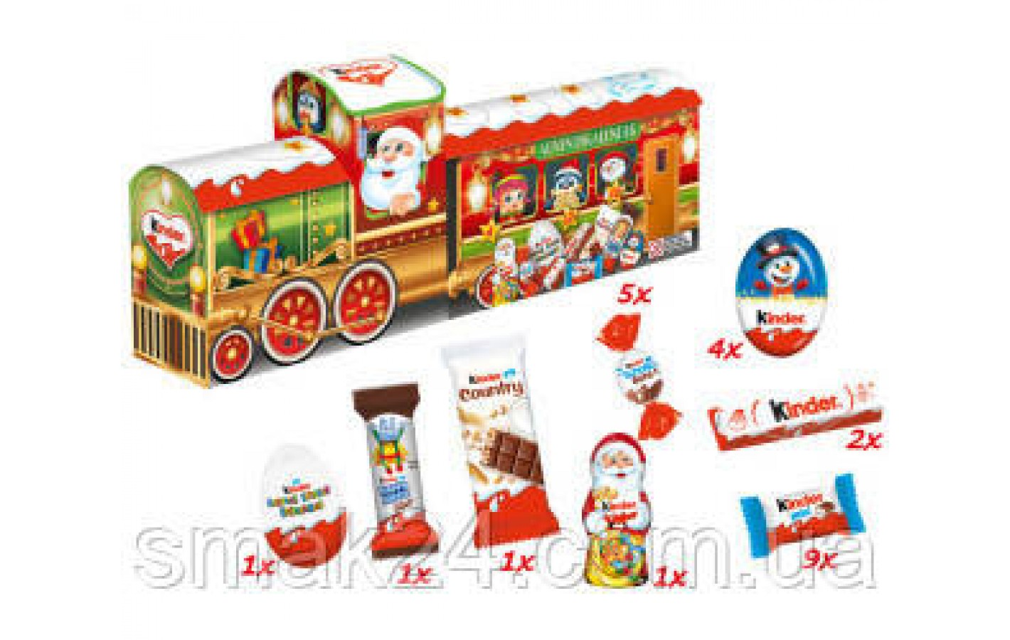 Адвент - календарь Kinder Adventskalender 221г (24шт) Германия