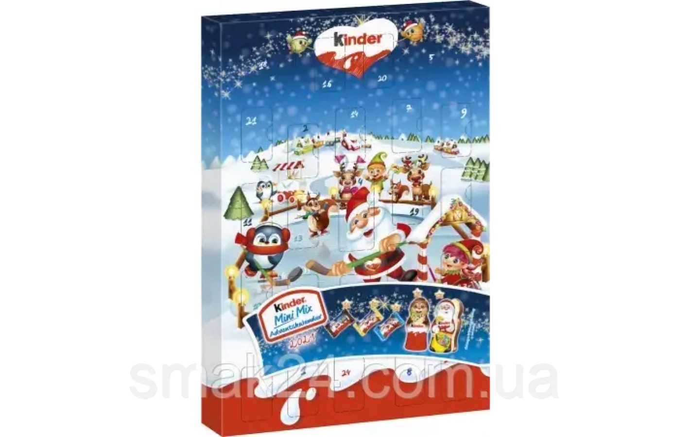 Адвент - календарь Kinder Ferrero 150г (24шт) Италия