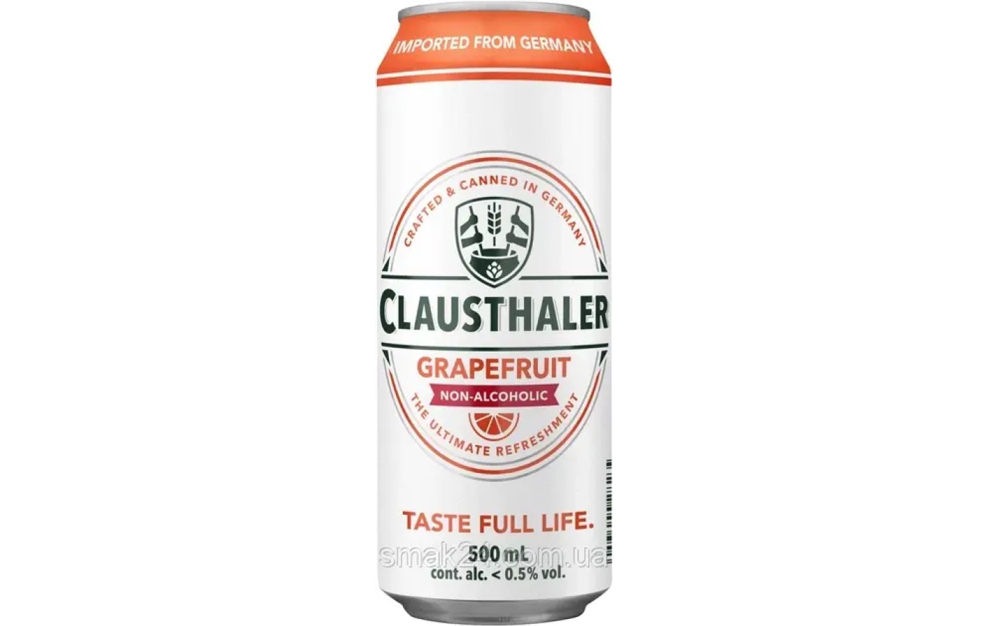 Пиво фільтроване безалкогольне Clausthaler Grapefruit 0,5% 0.5л Німеччина