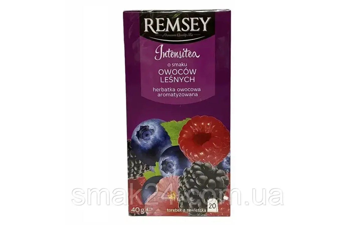 Чай фруктовый Лесная ягода Remsey Intensitea Owocow Lesnych (20x2г) 40г Польша