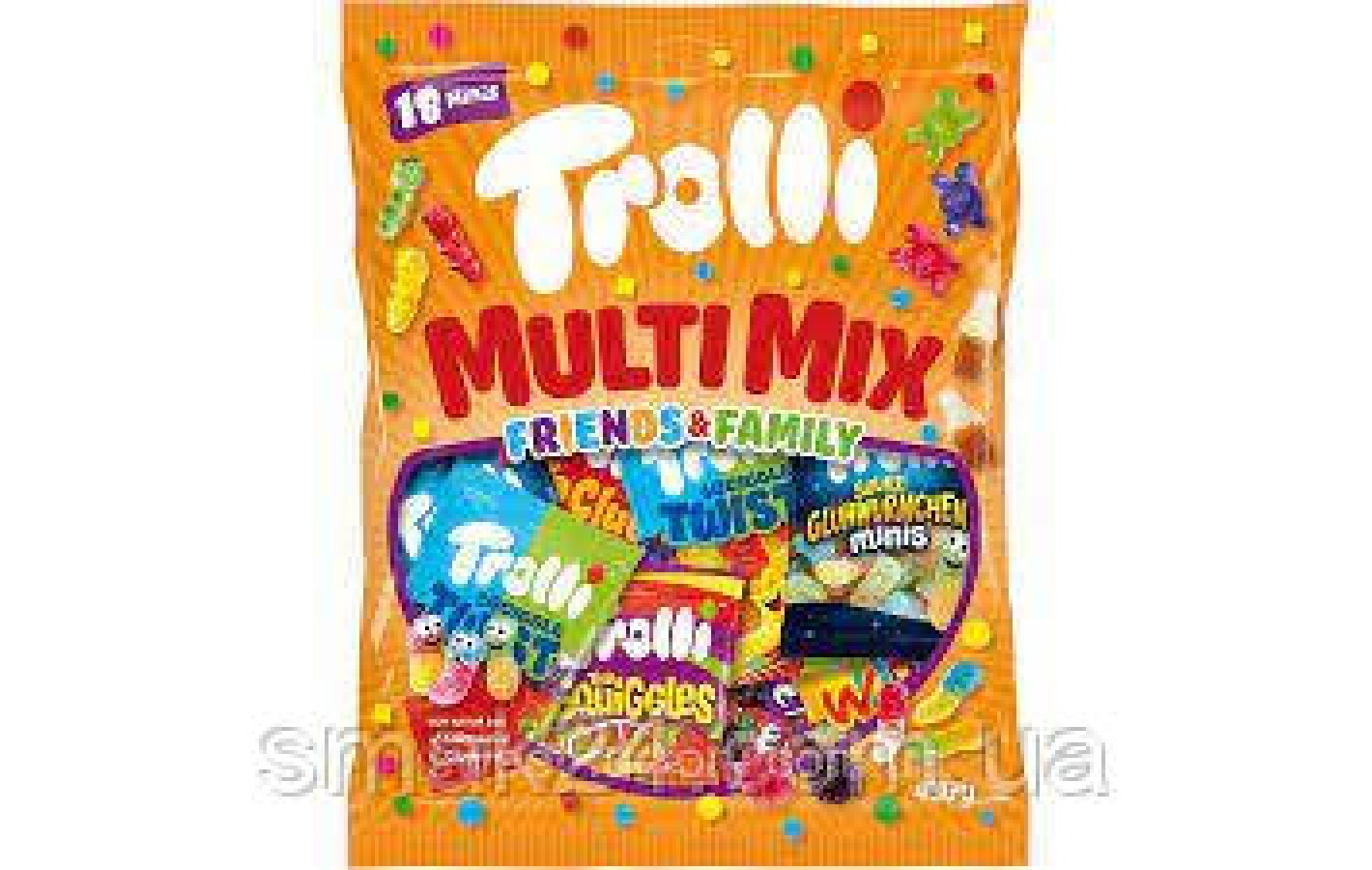 Желейные конфеты Trolli Multi Mix Friends & Family 430г (18 пачек) Германия