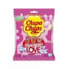 Конфеты на палочке три вкуса клубники Chupa Chups Strawberry 120г Испания