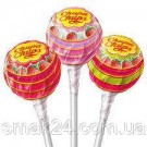 Конфеты на палочке три вкуса клубники Chupa Chups Strawberry 120г Испания