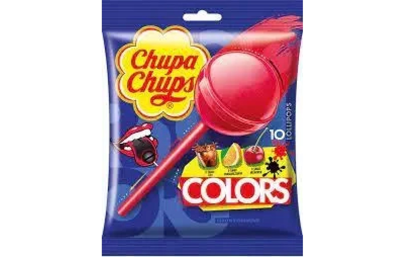 Конфеты на палочке три вкуса Chupa Chups 120г Испания