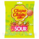 Конфеты на палочке c фруктово-кислым вкусом Chupa Chups Sour 10шт/120г Испания