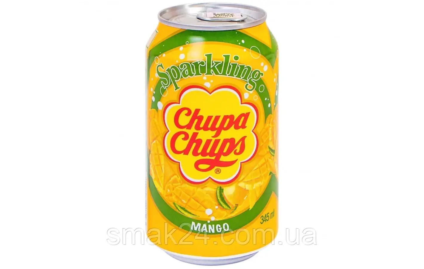 Напій газований зі смаком манго Chupa Chups Mango 345 мл ж/б Корея