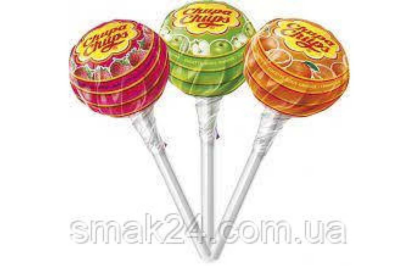 Конфеты на палочке Чупа Чупс четыре вкуса Chupa Chups 1шт(12г) Испания