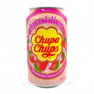Напиток газированный со вкусом клубники со сливками Chupa Chups Strawberry&Cream 345мл ж/б Корея