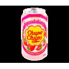 Напиток газированный со вкусом клубники со сливками Chupa Chups Strawberry&Cream 345мл ж/б Корея