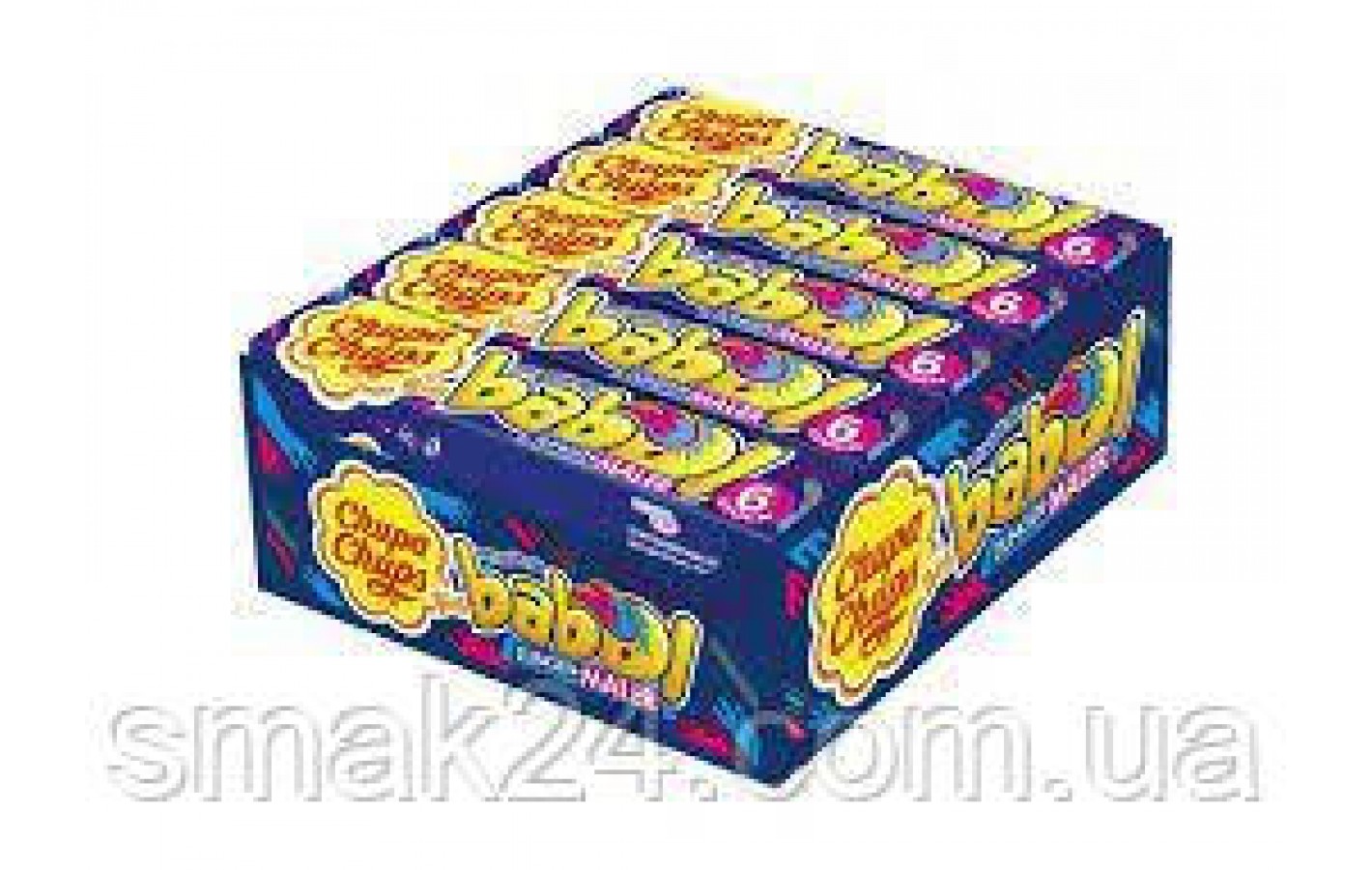 Жувальна гумка малинова Chupa Chups Big Babol Zungen Maler 27.6 г Іспанія