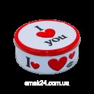Печиво вершкове Jacobsens Bakery I LOVE YOU в ж/б 150 г Данія