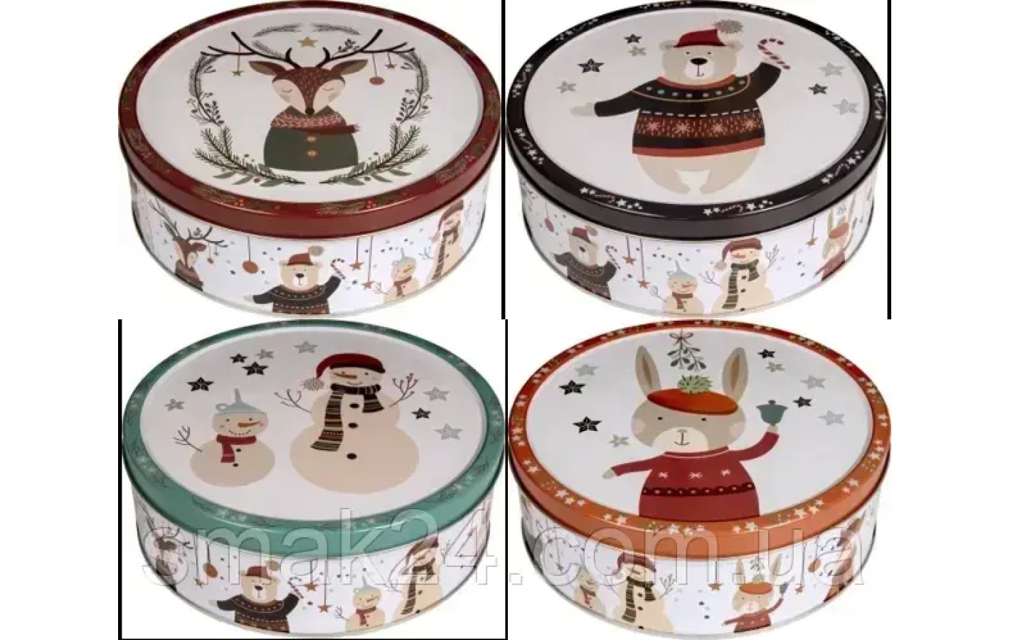 Печенье сливочное Зимний Лес Jacobsens Acobsens  Bakery  Winter Woodland  в ж/б 150 г Дания