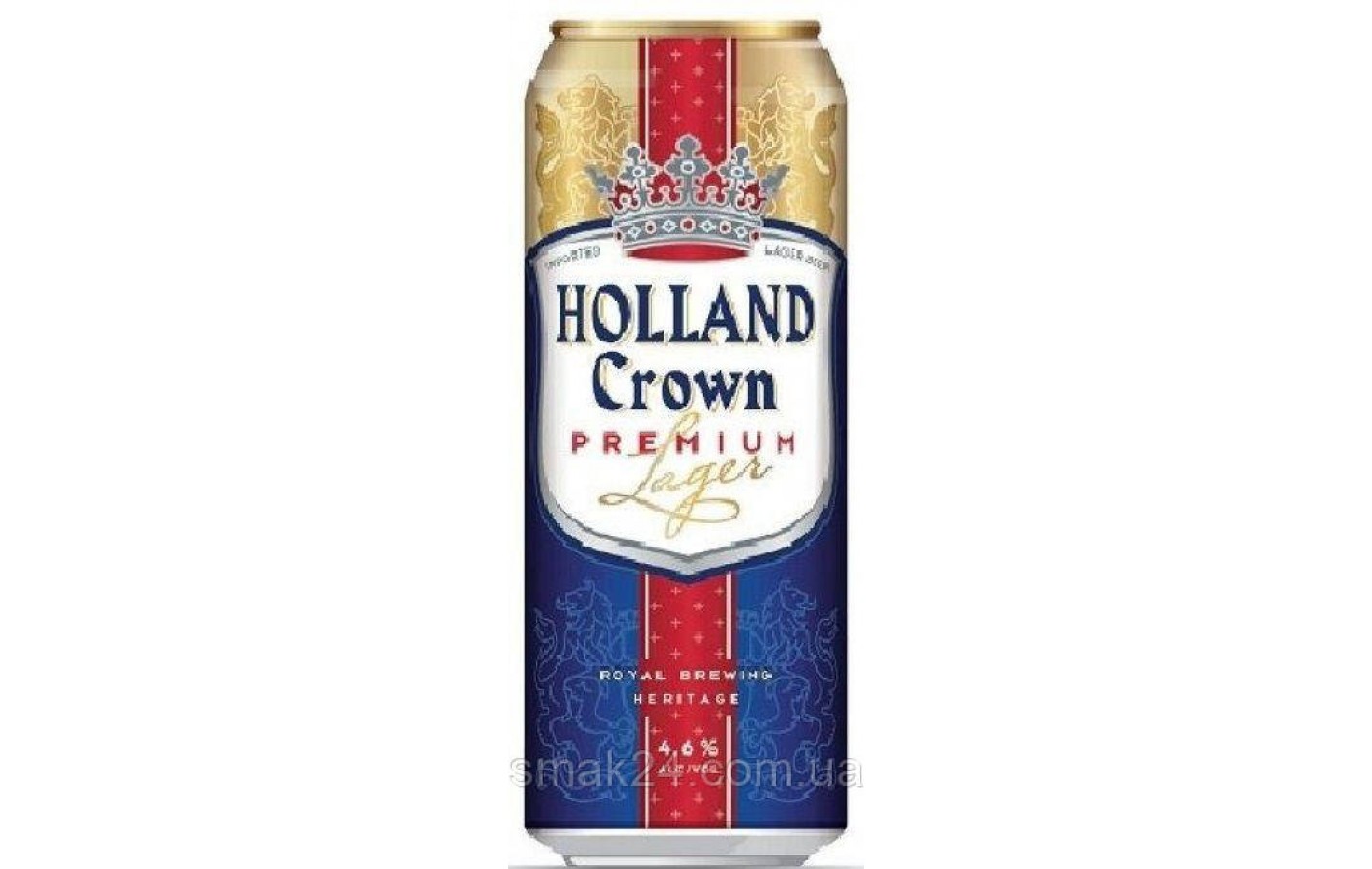 Пиво светлое Holland Crown Lager Premium 4,8% 0.5л ж/б Нидерланды