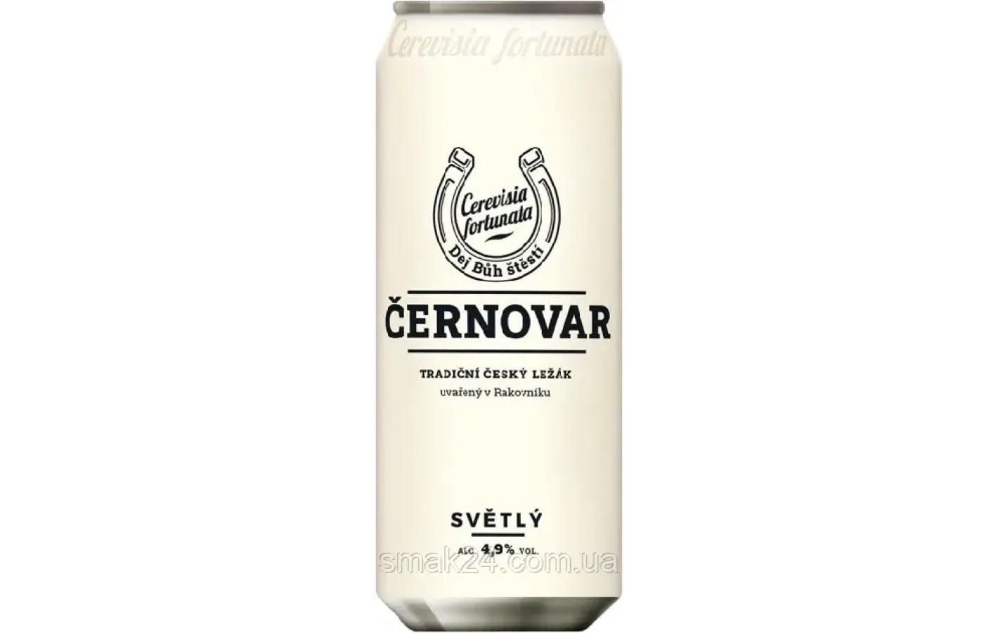 Пиво фильтрованное светлое Cernovar Svetle 0,5 ж/б 4,9% Чехия