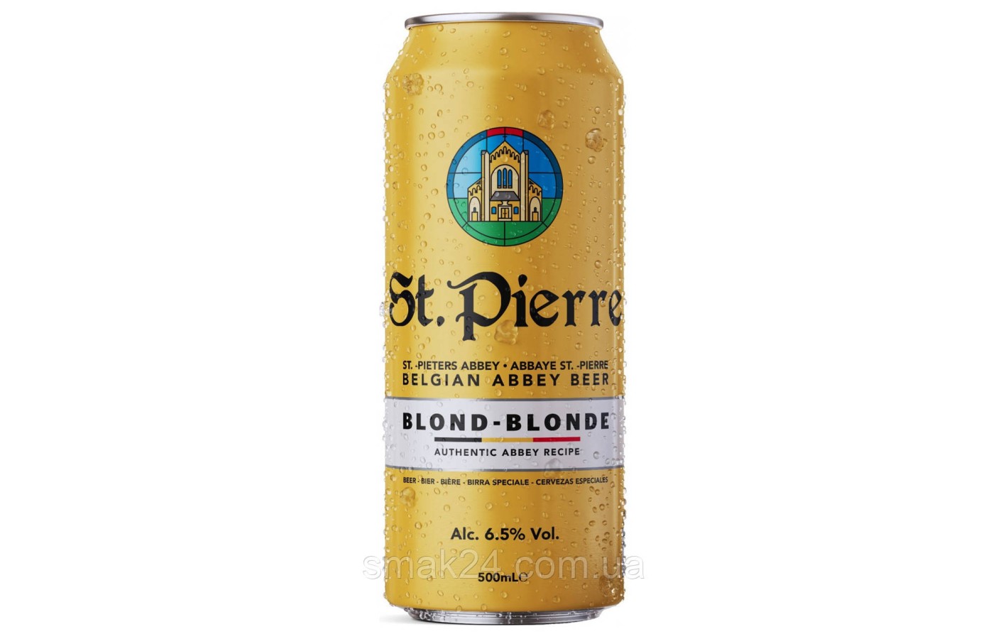 Пиво светлое фильтрованное St.Pierre BLond-BLonde 6.5% 0.5л Бельгия