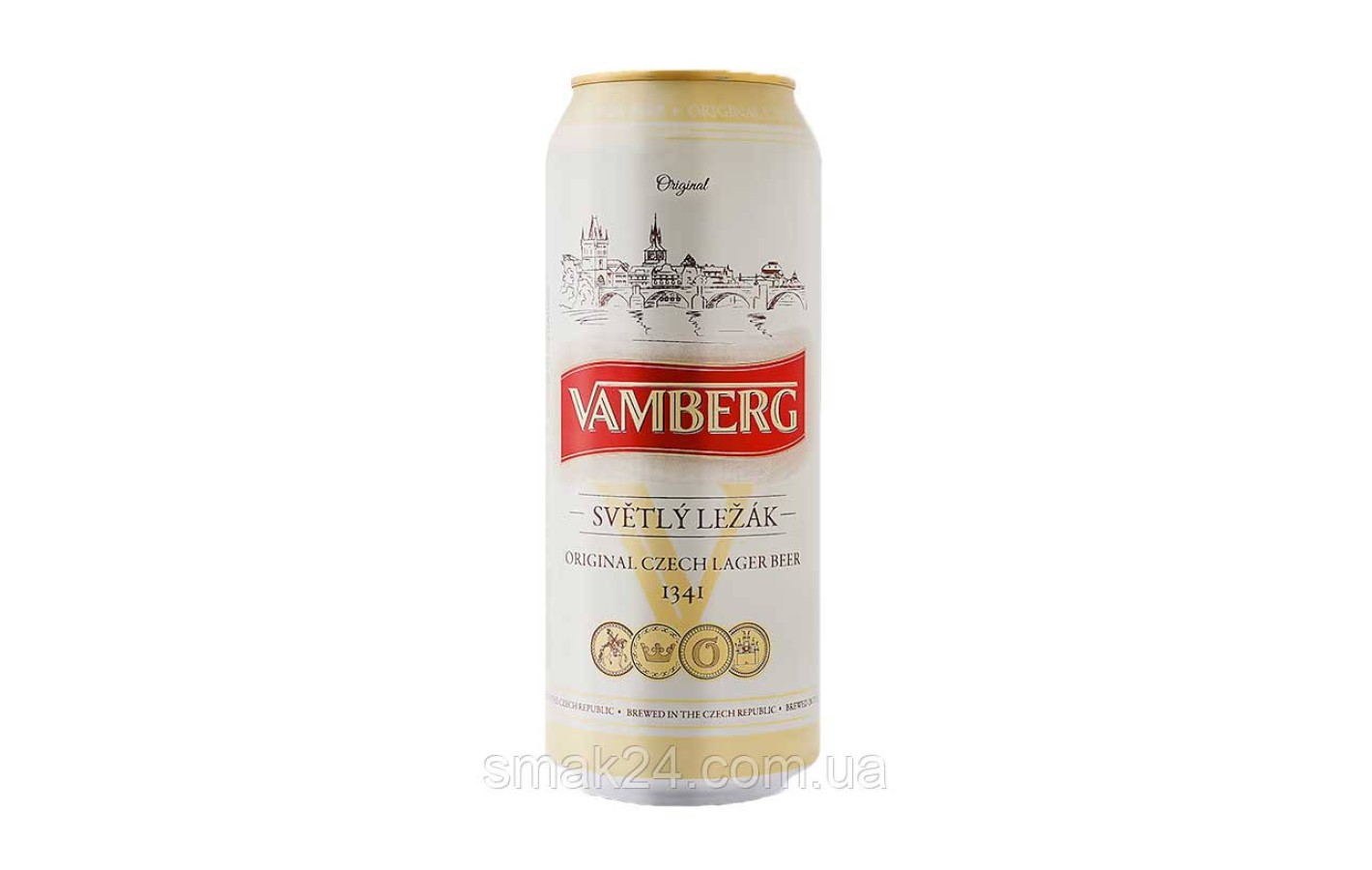 Пиво светлое фильтрованное Vamberg Lager 5,2%  0,5л Чехия