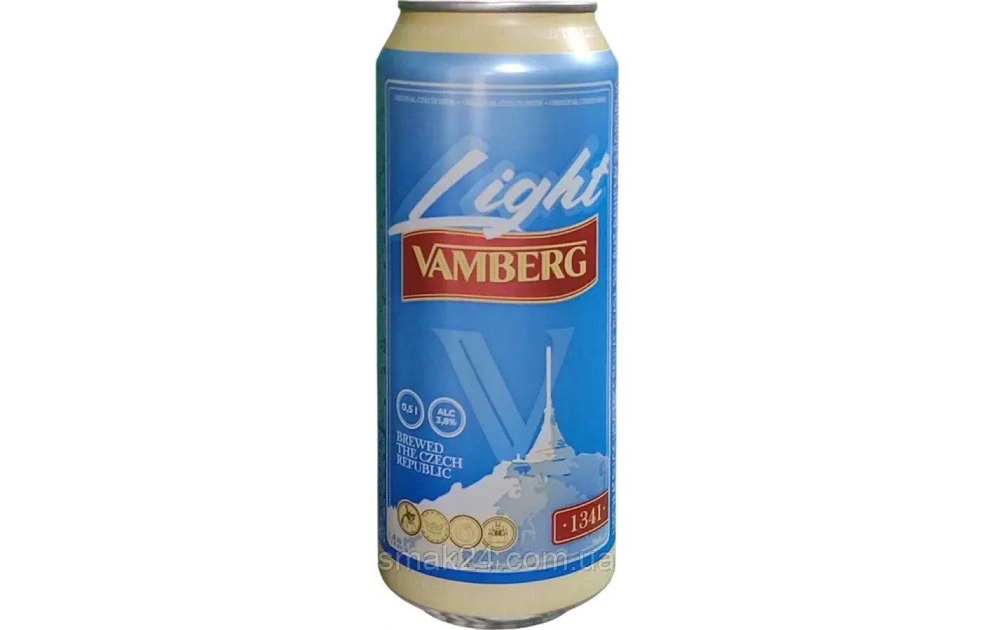 Пиво светлое фильтрованное Vamberg Light 3.8% 0,5л Чехия