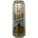 Пиво светлое фильтрованное Meister Premium 5% 0.5л Литва